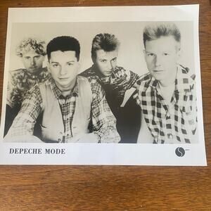 Vintage Depeche Mode Sire Records Vintage 8x10 Press Photo Collectible